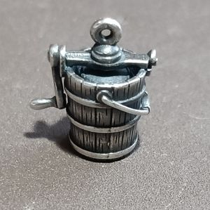 James Avery  old fashioned Ice cream maker charm